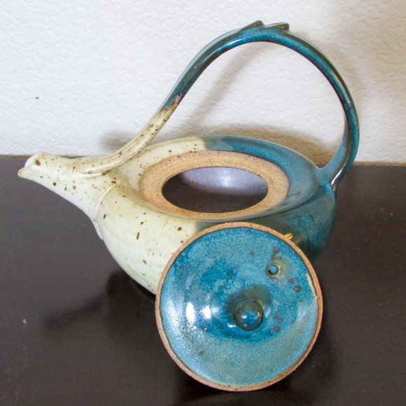 Handmade Ceramic Teapot - Picture 2 of 2